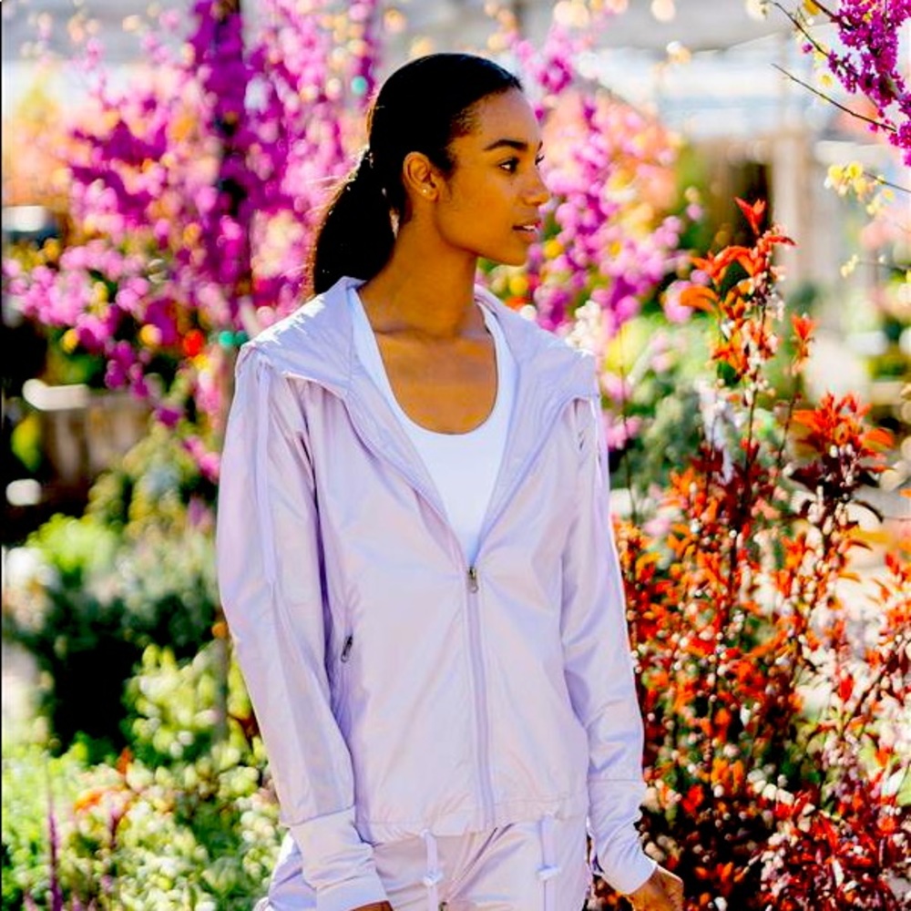 Lilac Shine Bomber Jacket